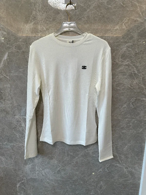 Celine women’s long sleeve slim fit t-shirt