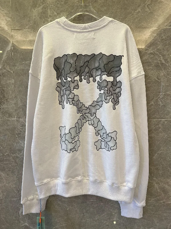 Off-White™ dripping arrow graphic sweatshirt - white