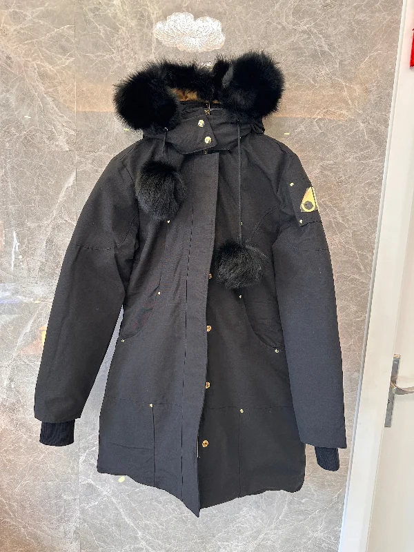 Moose Knuckles gold series parka – black down jacket