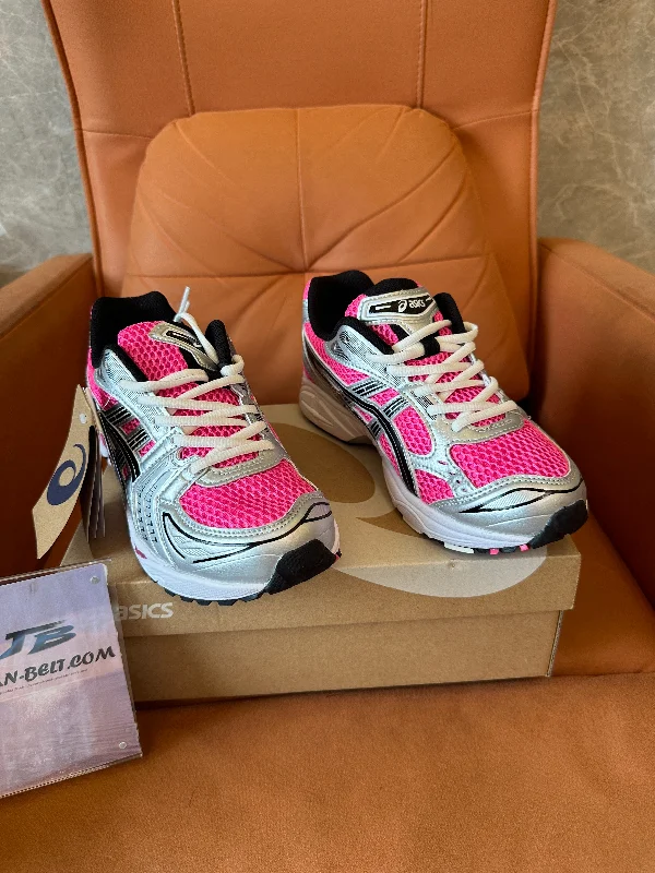ASICS GEL-1130 pink silver retro running shoes