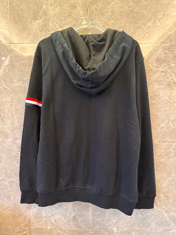 Moncler hoody sweat jacket black