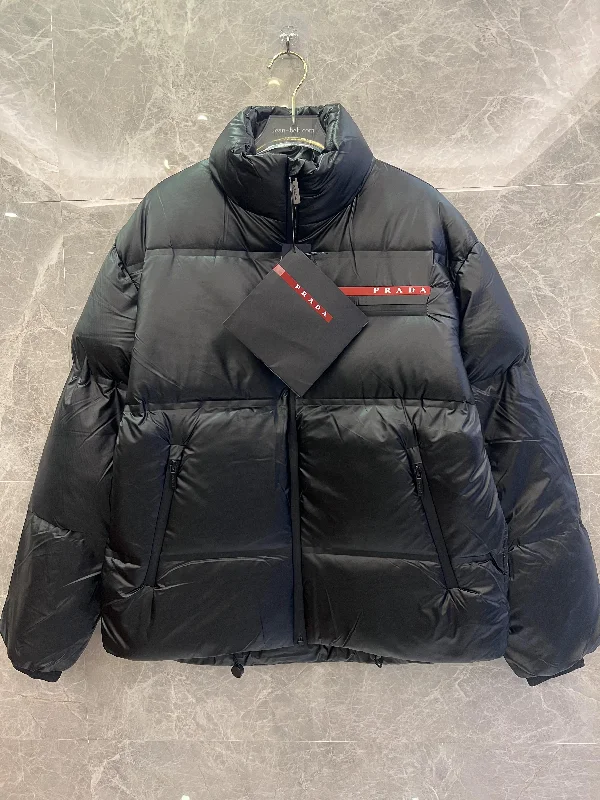 Prada black puffer jacket