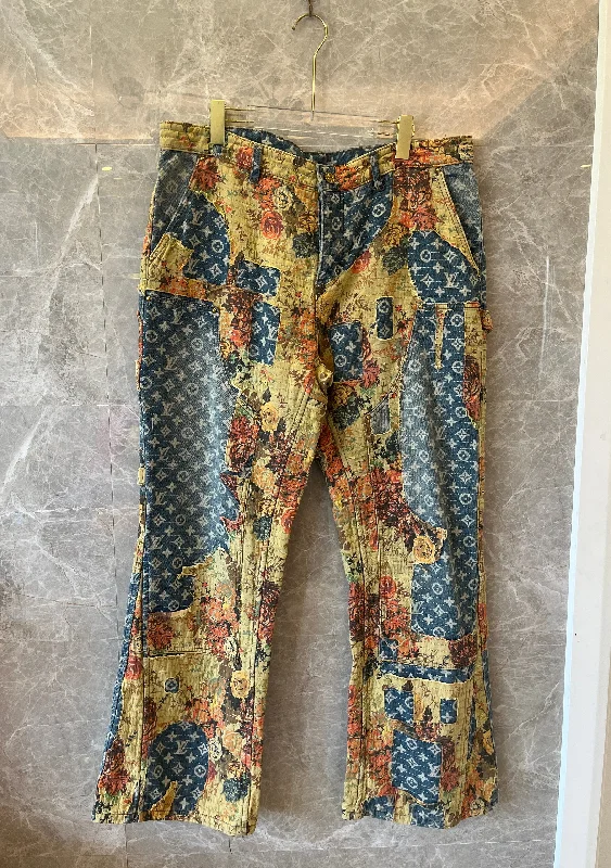 Louis Vuitton FW22 destroyed carpenter denim Jeans