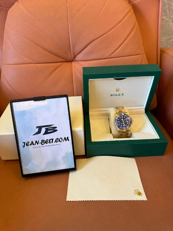 Rolex Submariner 116613LB two-tone blue dial automatic watch