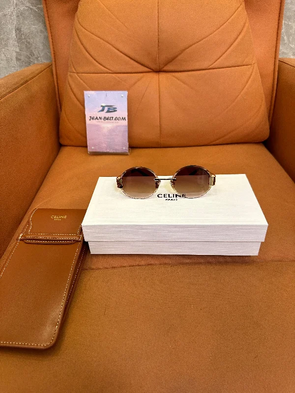 Celine CL42121U sunglasses - gold & tortoise shell