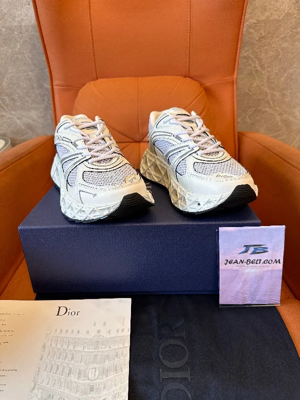Dior B30 white mesh sneakers