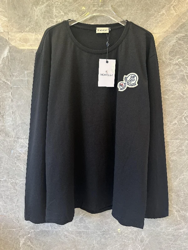 Moncler black long sleeve t-shirt