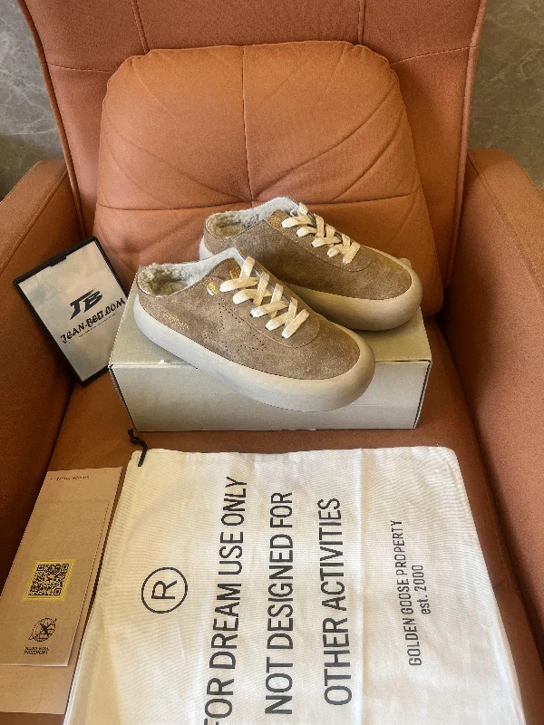 Golden Goose SPACE-STAR wool-lined casual shoes