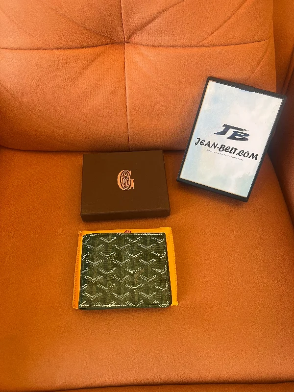 Goyard Saint-Sulpice card holder - green