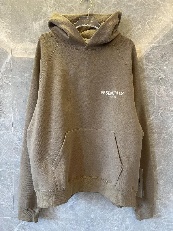 Fear of God Essentials hoodie in taupe