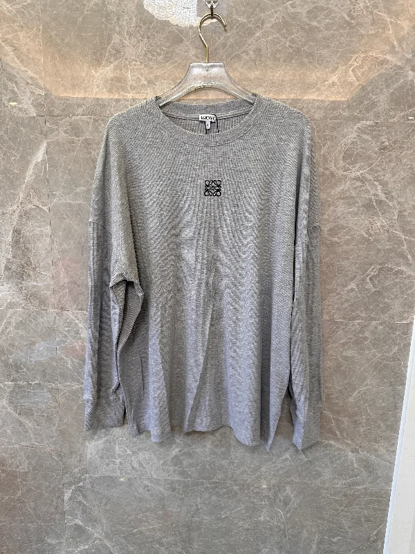 Loewe Anagram embroidered long-sleeve t-shirt