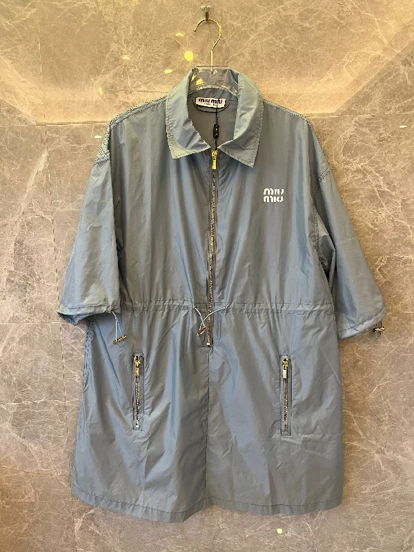 MiuMiu technical silk mini dress