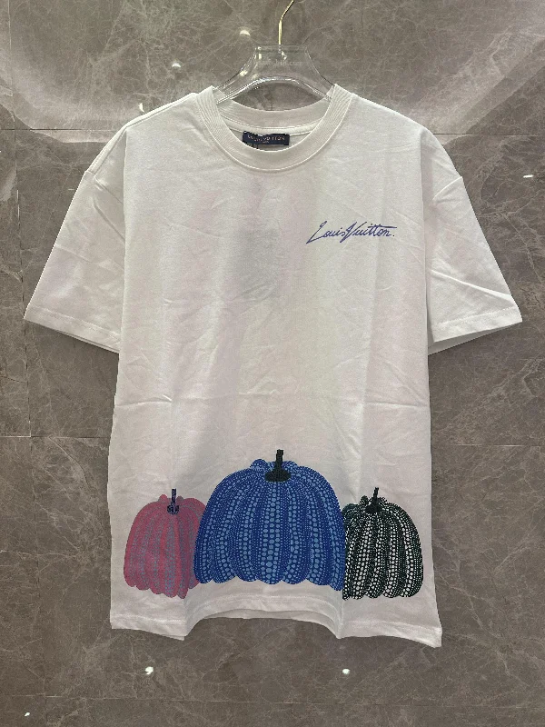 Louis Vuitton artistic pumpkin print t-shirt - white