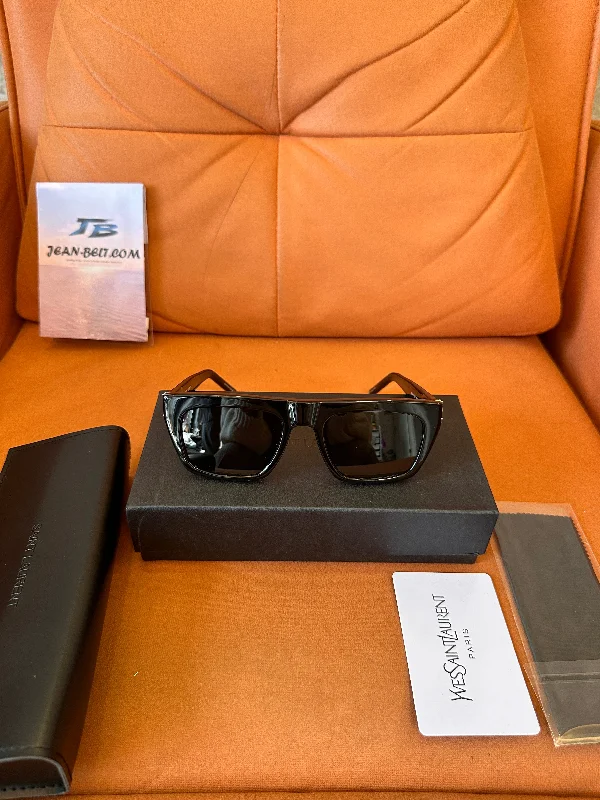 Saint Laurent SLM31 black square sunglasses