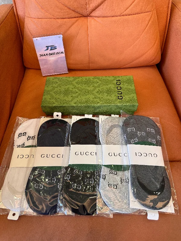 Gucci socks set – Invisible GG logo ankle socks (5 pairs)