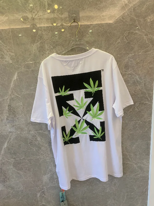 Off-White™ leaf arrow graphic t-shirt in white