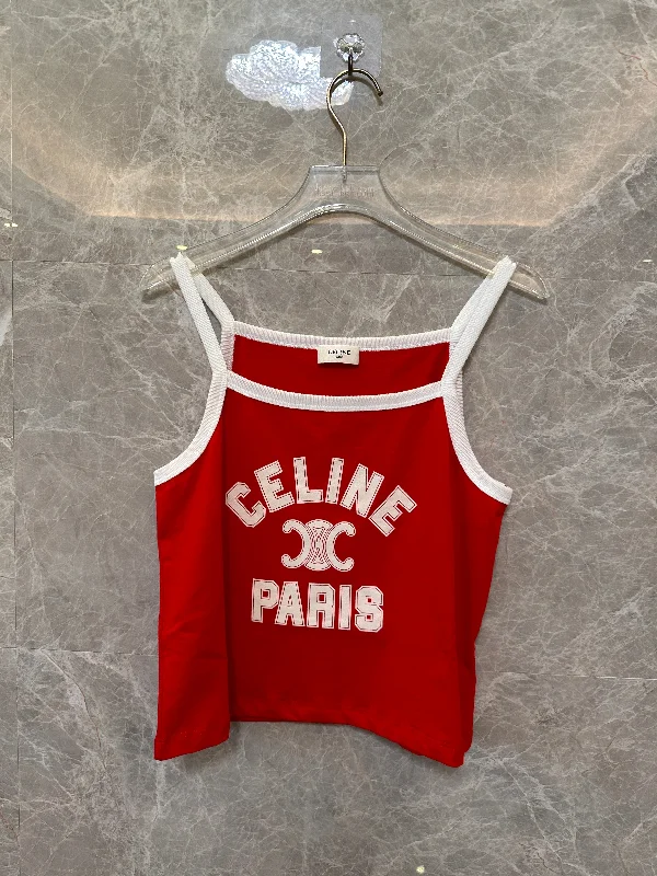 Celine paris logo tank top
